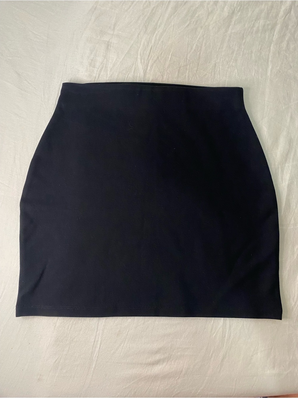 Sunday Best Black Fitted Mini Skirt